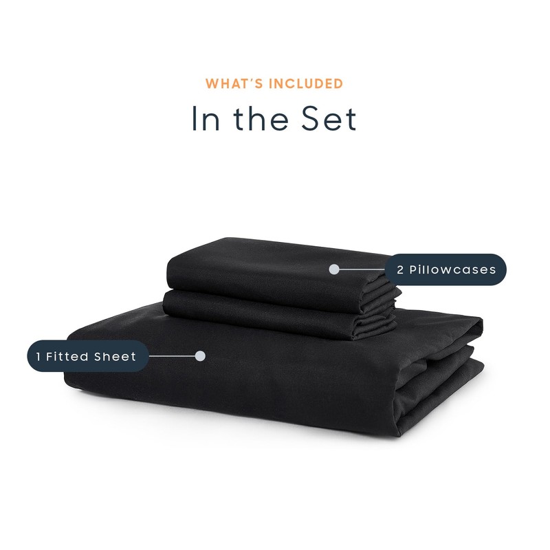 Wake In Cloud - King Single Fitted Sheet Set, 1000TC