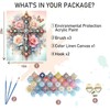 MBNTJHT DIY Cross Paint by Numbers Kit on Canvas for