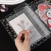 Sticker Album A6 Size Transparent Removable 3-Layer Film For Girls