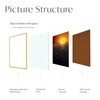 LIVINGTASTE A4 Picture Frame Brushed Gold Aluminium, 2-Pack 21x30 cm Photo