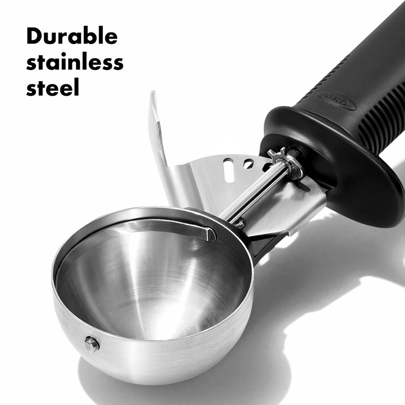 OXO Good Grips Classic Swipe Ice Cream Scoop, Black /