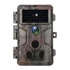Folgtek Trail Camera Hunting Game Camera 32MP 1296P H.264 Night Vision Sound Recording, 120° Wide Angle Motion Detection 0.1s Trigger Time IP66 Waterproof for Wildlife, Farm Security