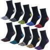 Asuka Men's 5-Toe Socks, Strong Reinforcement, Half Length, 10 Pairs