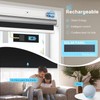 Motorized Roller Blinds with Remote Control【Solar Panel Included】 100% Blackout