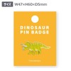 World Shoji 151324 Triceratops Pin Badge Dinosaur Pin Badge