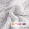 EHC Luxuriously Soft Sherpa Blanket Peach Single (127 x 152