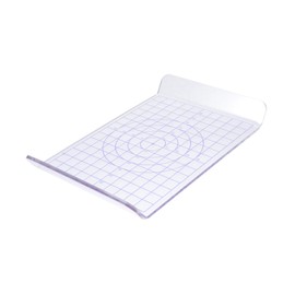 Angoily Clay Acrylic Pressing Board for DIY Crafting Durable Manual Tool for Pottery Sculpture Smooth Surface with Scale for Accurate Sizing