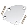 Musiclily Pro Steel Curved Guitar Neck Plate with Screws for