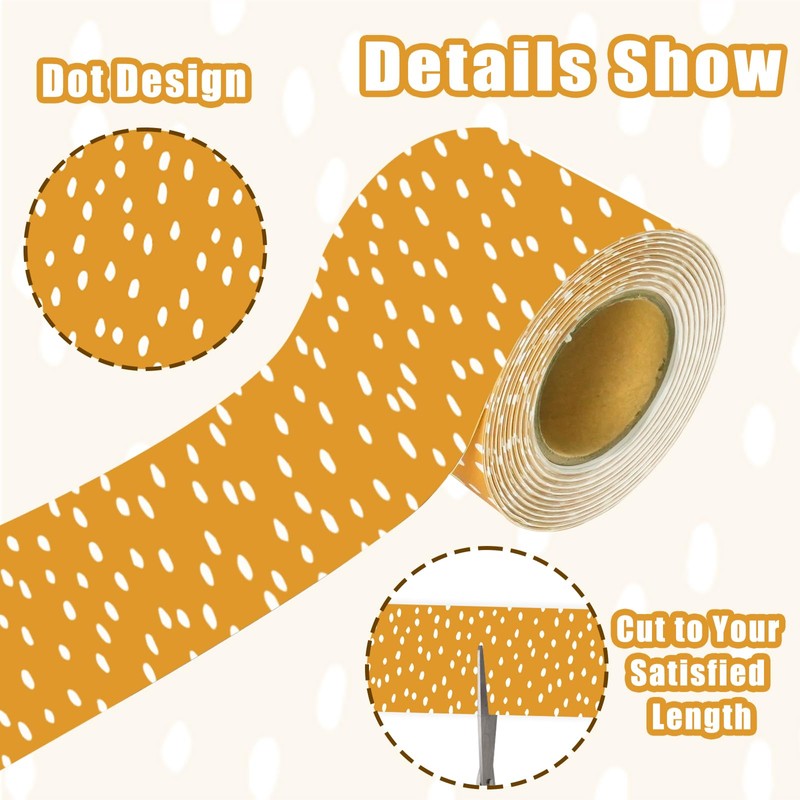 Boho Bulletin Board Borders, 50 Feet Boho Classroom Decorations with