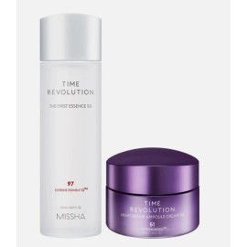 MISSHA TIME REVOLUTION ESSENTIAL CARE SET - ESSENCE 150ML/CREAM 50ML EXP 09/2028