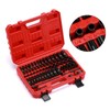 Mayouko 55PCS 1/4 Inch Drive Master Impact Socket Set, Metric/SAE,