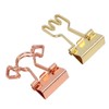 100pcs Binder Clips for Student Strong Clamping Force Metal Arrows