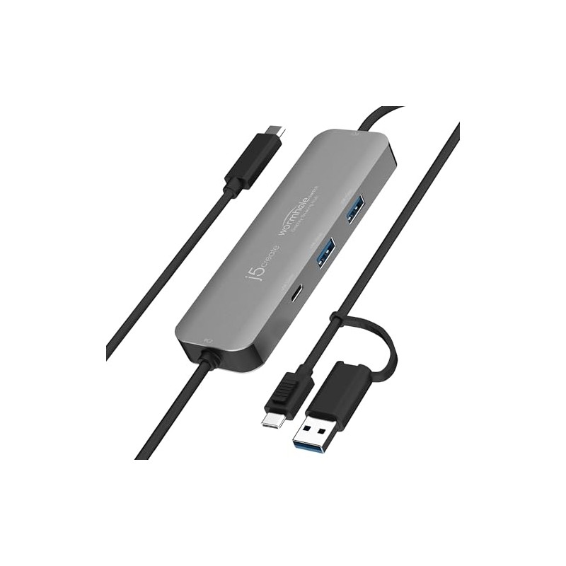j5 create Wormhole Switch USB Type-C to Type-C & A