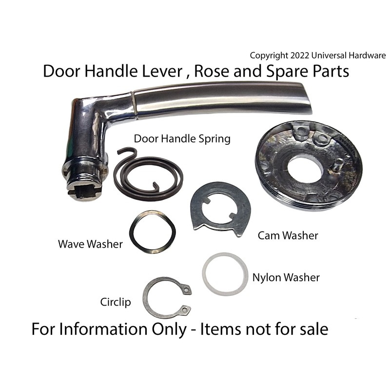 2.5 Turn Door Handle Springs Coil Replacement with 2mm Thickness