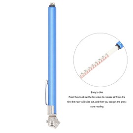 Pencil Tyre Pressure Gauge 20-120 PSI Air Gauge, Motorcycle, Truck, Bus, Sedan, SUV, RV, ATV