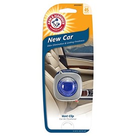 Arm & Hammer AH8200NEC Vent Clip Air Freshener, New Car, 1 Pack