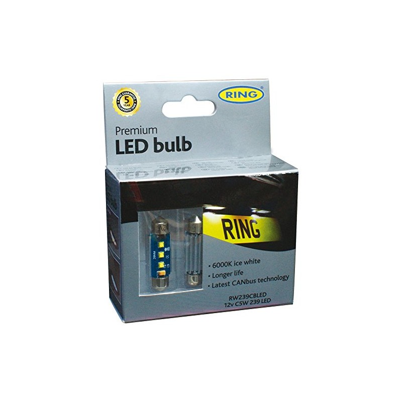 Lamp 12 V, LED C5W 6000 K