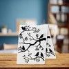 Birds on Branches Background Plastic Embossing Folders for Card Making