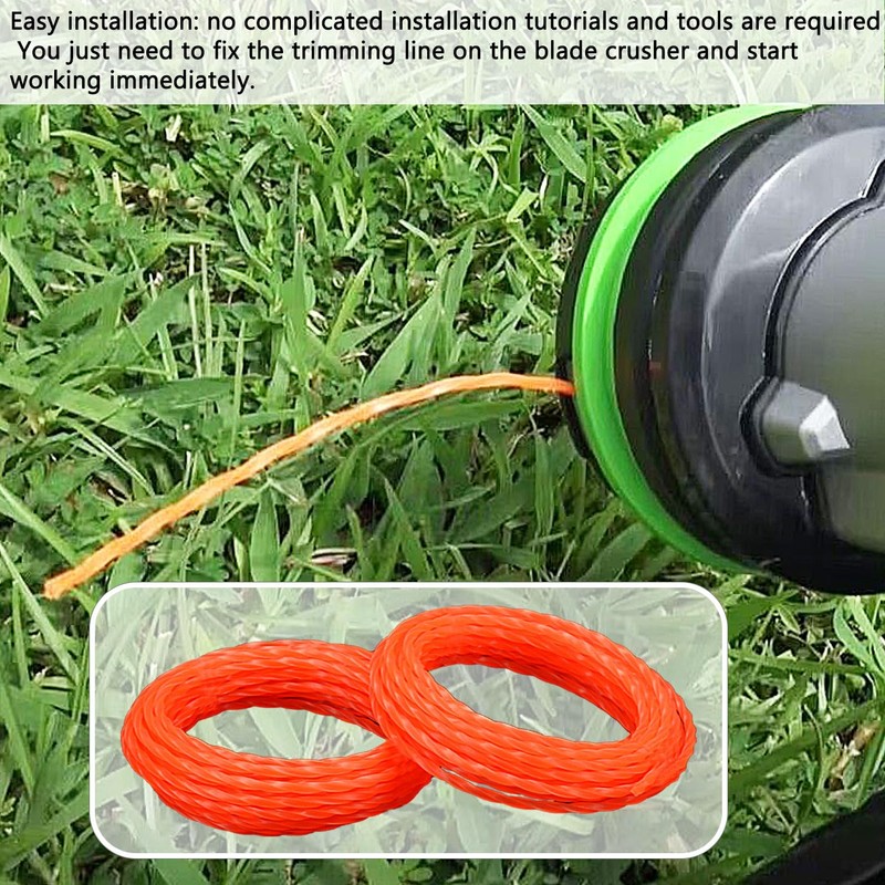 Karbay 5 Pack AL2420P Pre-Cut 0.095-Inch Twisted Line Compatible with