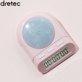 DRETEC Stop Watch T-186 1ea, Color:Pink