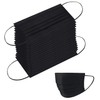 Disposable 100PCS Black 3 Layer Protection Face Mask with Adjustable