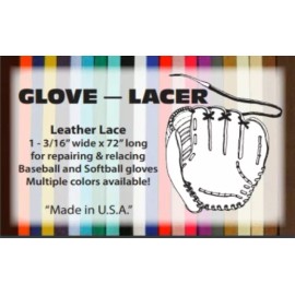 Wood-n-Stuff.com BRIGHT RED Leather Baseball Softball Glove Repair Kit ~ Lace ~ 3/16" x 72"