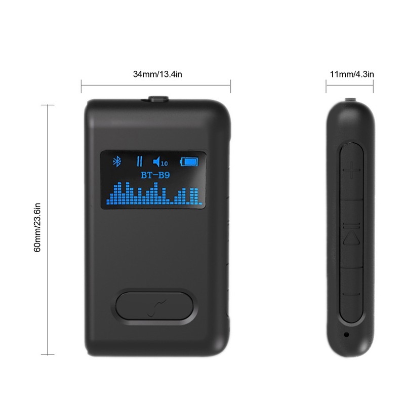 Car Bluetooth 5.0 Audio Music Receiver Wireless AUX 3.5mm Speaker