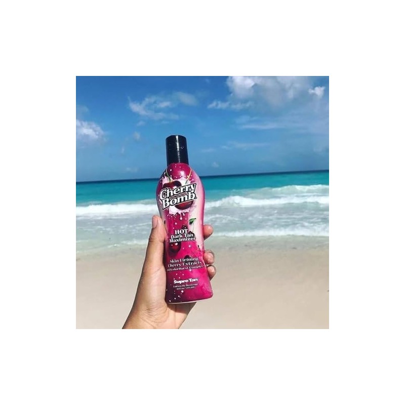 Supre Cherry Bomb Red Hot Dark Accelerator Tanning Lotion 8