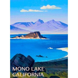 Magnet Mono Lake Eastern Sierra California United States Travel Advertisement Magnet