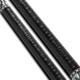 EVO CAMO Glassfiber Pool Cue Stick, Low Deflection Pool Sticks with 3/8 * 10 Pin Joint and 12.5mm Tip, Microfiber Leather Wrap