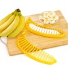 Banana Slicer-perfect for fruit salads Generic Handle Plastic Banana Fruit