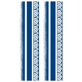 GZ4 Men's Tattoo Lines, Semi-Permanent Tattoos, Long-Lasting Tattoos, Set of 4 Sheets