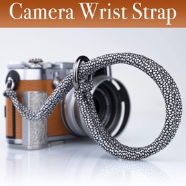 AQAREA Wrist Strap for DSLR/Mirrorless Camera, Quick Release Hand Strap with Safer Connector (Off-white)