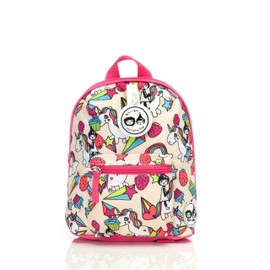 Pink Unicorn Toddler Kids Children Mini Backpack Rucksack With Reins Girl Boy