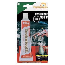 Technicqll Black High Temperature Silicone Adhesive Sealant 70Ml Heat Resistant 300'C