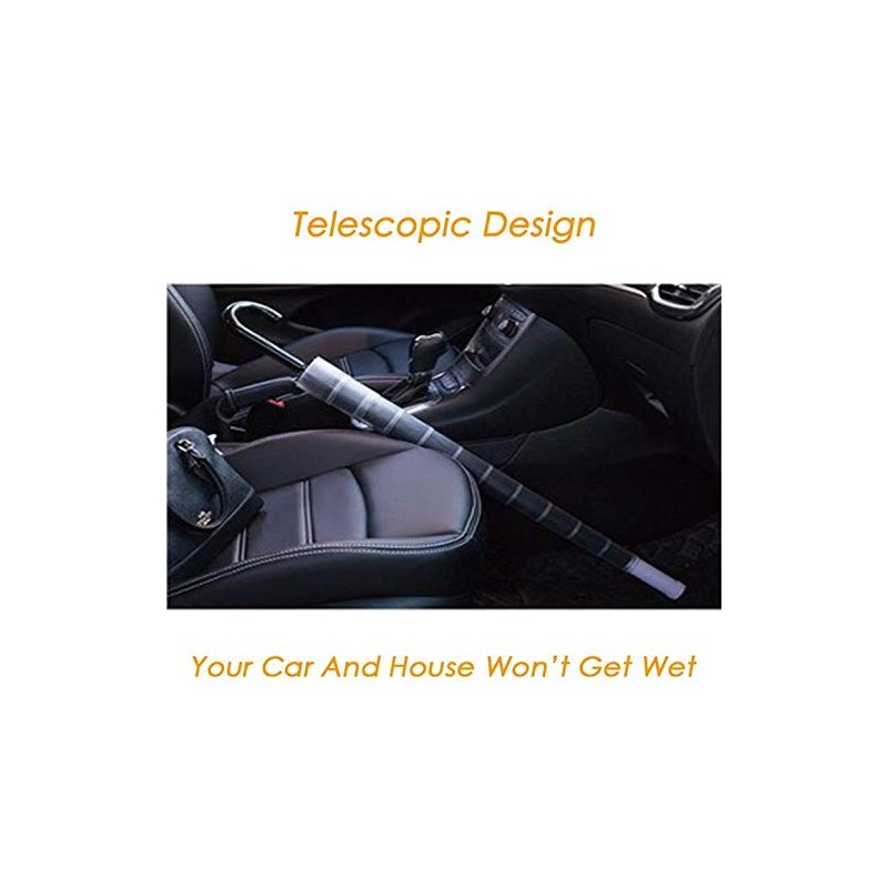 ADKR Telescopic Drip-Proof Umbrella Cover, PVC/100% Plastic, Black, Modern Style,