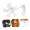 LIFKOME Compact USB Fan with Timer Versatile Hanging Ceiling Design