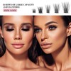 CNMTCCO Lash Clusters, 120Pcs DIY lash Extenisons 8-16MM D Curl
