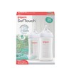 SOFTOUCH BPP Nursing Bottle PP 240ML Twin Pack Log