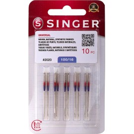 Singer Featherweight 221, 221-1, 221K 222  (10) Sewing Machine Needles Size 16