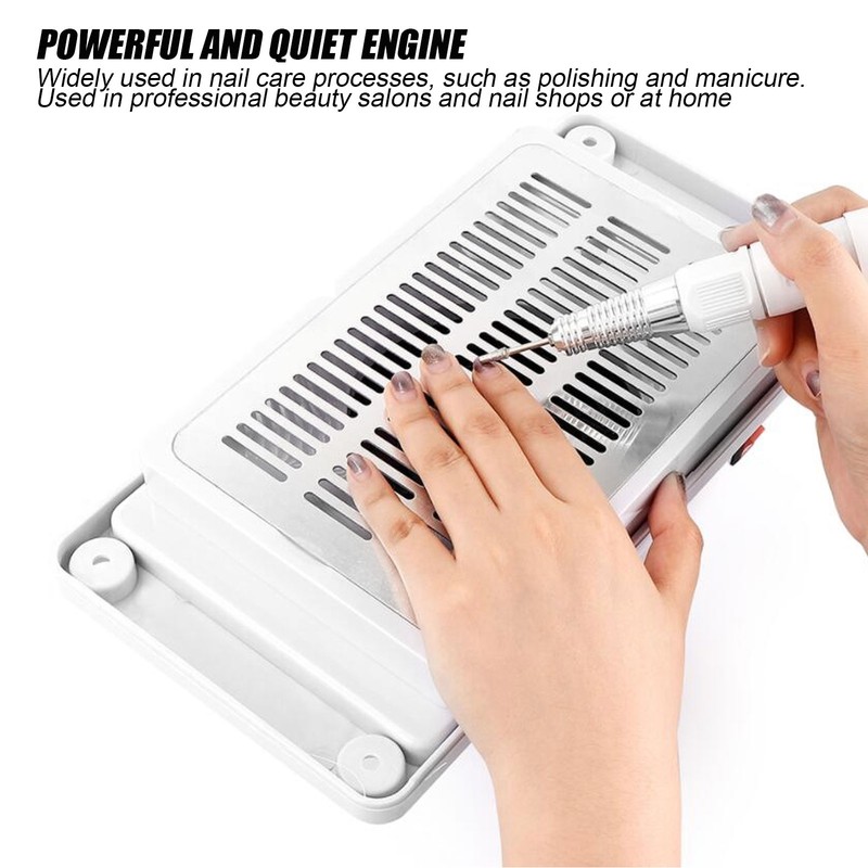 6W Nail Dust Collector Quiet Desk Vacuum Cleaner Powerful Manicure