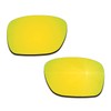 Polarized Replacement Lenses for Oakley Turbine - 24K Gold Mirrored