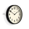 NEWGATE® Number Four Modern Wall Clock - Small Wall Clocks