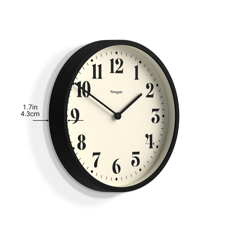 NEWGATE® Number Four Modern Wall Clock - Small Wall Clocks