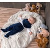 Playshoes Unisex Children's Fleece Scarf Winter Scarf, Navy cuddly fleece