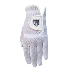 USG Mens Golf Glove | Powermesh | Cool Comfort | Hydrolyte Microfiber Synthetic Technology (Small, Left)