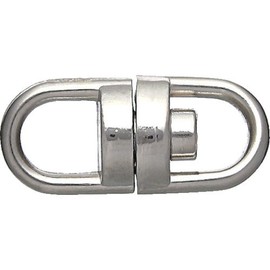 Nissa Chain P-179 Nickel Swivel Can 1.6 inches (40 mm)