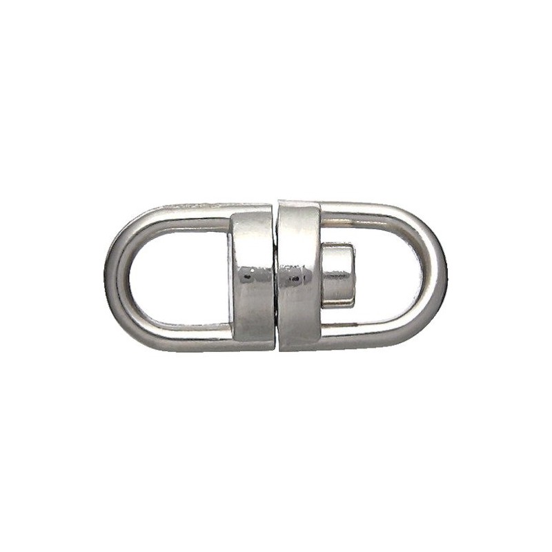 Nissa Chain P-179 Nickel Swivel Can 1.6 inches (40 mm)