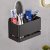 YESENT Aluminum Electric Toothbrush Holder - Bathroom Wall Mounted Toothbrush