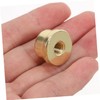 WOONEKY Versatile Lamp Shade Harp Holder Finials 2pcs Brass Lamp